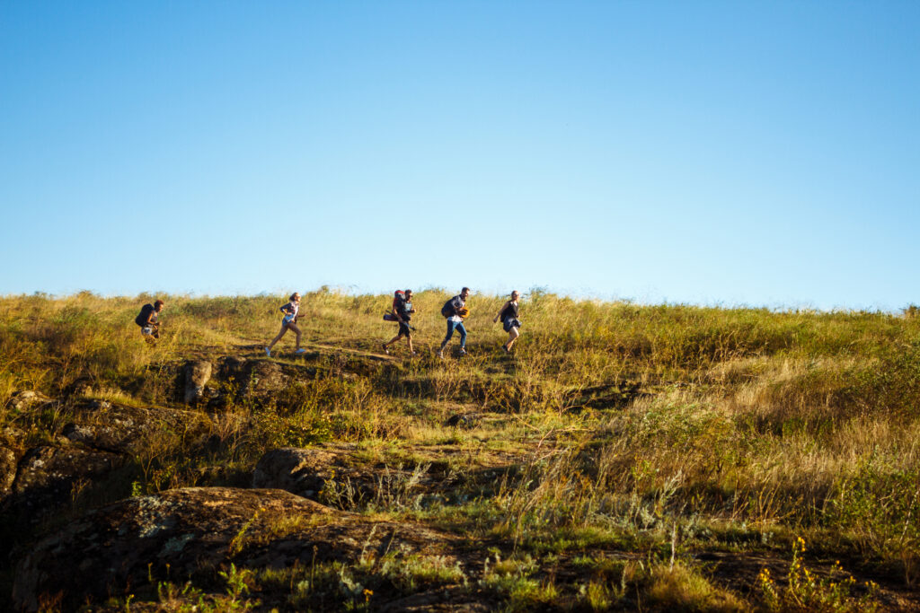 trail en montagne